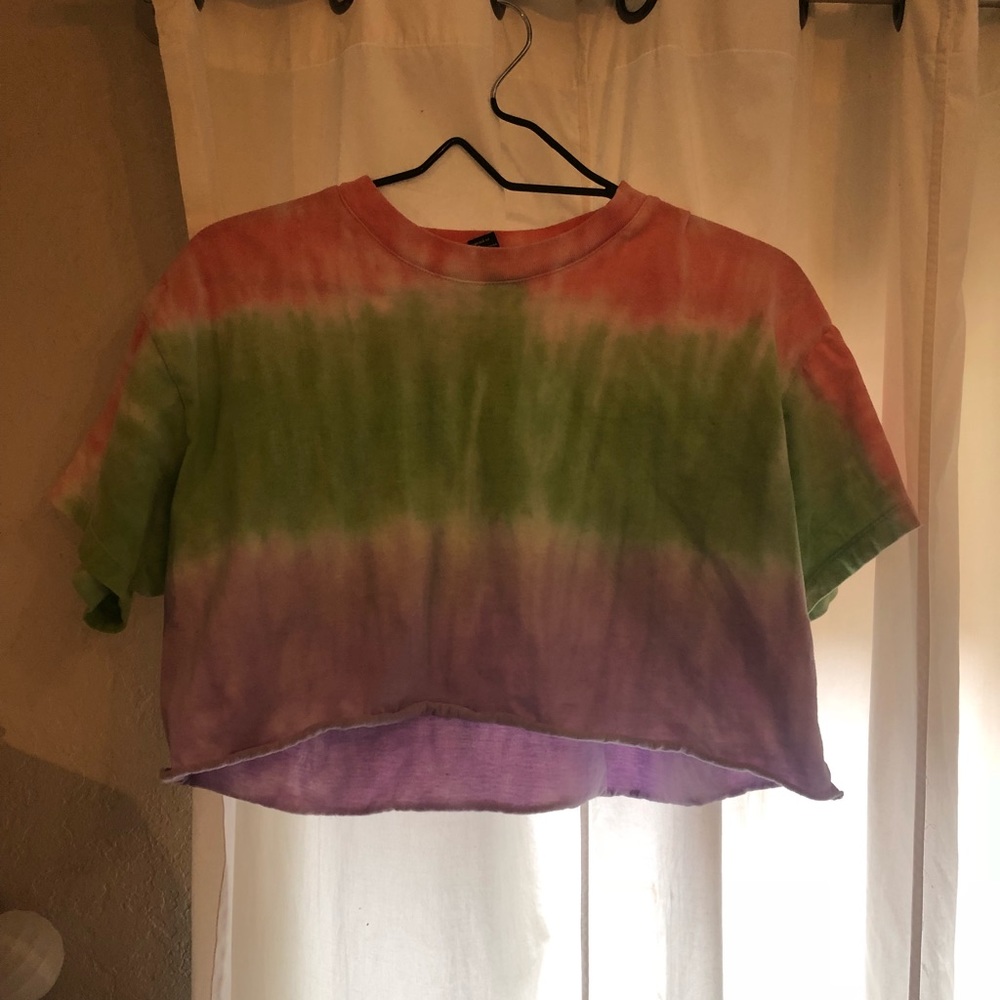 2/$25 3/$30 Tie Die Crop Top